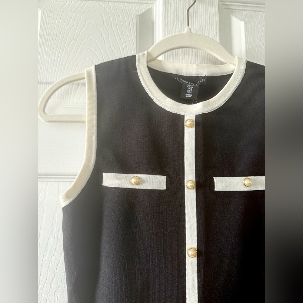 Sincerely Jules Black and White Dress - Picture 4 of 8